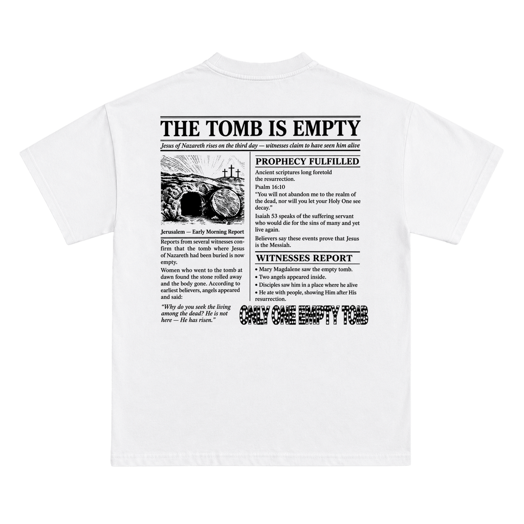 THE TOMB IS EMPTY