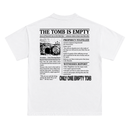 THE TOMB IS EMPTY